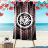 Asciugamano da Spiaggia Stampato Eintracht Frankfurt, Asciugamano Grande Morbido Asciugatura Rapida per Spiaggia Campeggio Nuoto