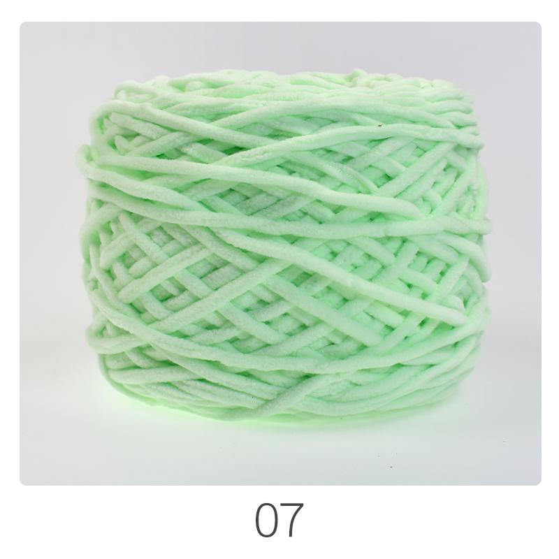 Chunky Ice Silk Yarn for Hand-Knitting: Ideal for Sweaters, Scarves, Bags, Crochet Dolls, and Hooked Shoes