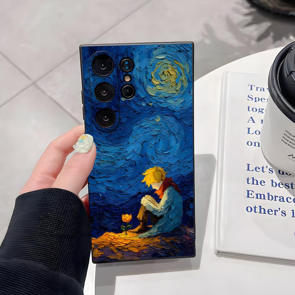 The Little P-Prince Phone Case For Samsung S26 Ultra S25 Edge Ultra S23 S22 S21 S20 Ultra Plus S24 Fe Glass Cover