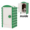 Tragbare Toilette Loo City MOC Szenen Dunny Klassische Straße Porta-Potty Dekoration WC Bausteine Bildung Kinder Spielzeug