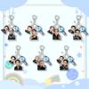 BTS Sleutelhanger met Army Bomb & Cartoon Bedeltje, Bangtan Boys Foto & Cartoon Sleutelhanger, Kpop ARMY Fans Tas Hanger