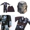 Star Wars Mandalorian Halloween Costume Set For Boys; Jumpsuit Mask And Cape Included!