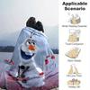 1pc, Disney Frozen II Olaf Snowman Blanket Perfect for Home Decor, Couch, Outdoor Use, Gift Idea, Flannel Throw, Bedroom, Living Room, Travel