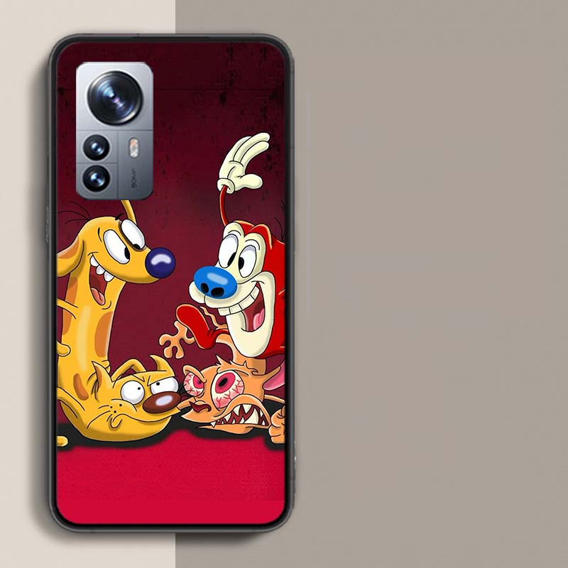 Anime Ren and S-stimpy Phone Case For Redmi Note 15 Pro 5G 14 13 12 Pro Plus 11 11T 11E 11S 10 Pro 10S 9 9S Cover Cell Clear Wit
