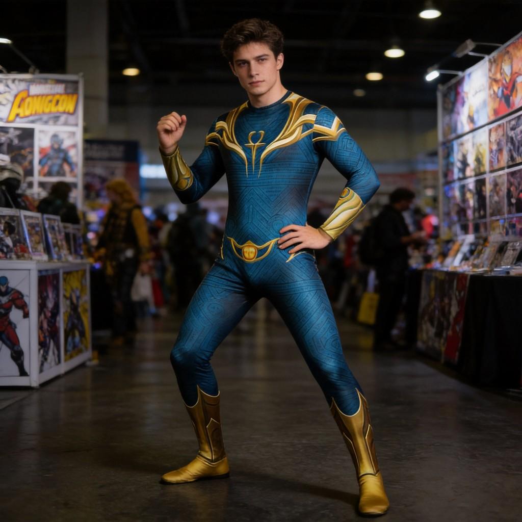 Disfraz Cosplay de Teth Adam para Hombre con Material de Poliéster para Halloween y Role Play de Anime