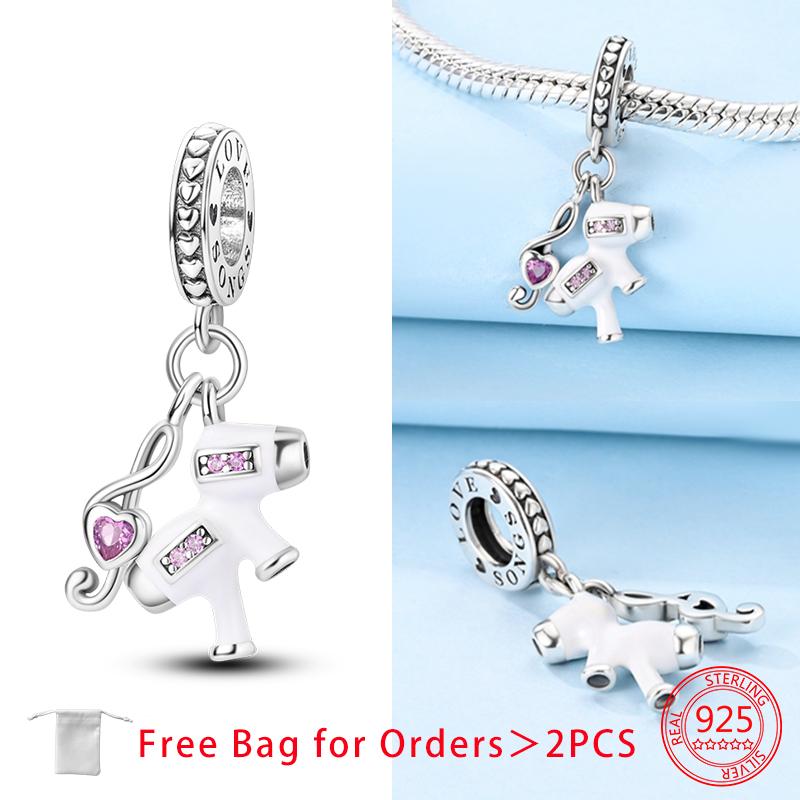 Daily Necessities Mug Game Machine Sound Car Donuts Bead Charms Copper Charm Bead Charms Pendant Compatible With Authentic Bracelets Making Jewellery