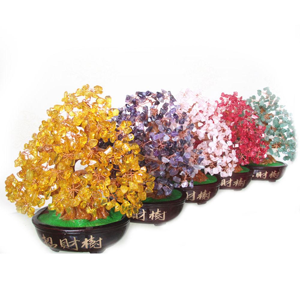 Decorative Tree Beautiful Bonsai Money Tree Decoration Ornament for Wealth and Luck for Home