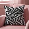 Geometric Line Texture Cushion Cover MultiScene Pillow Cover for Home  Car  Reversible Soft  Durable for Daily Use