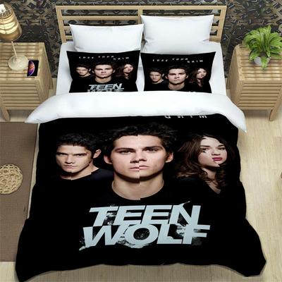 Mode Tv Serie Teen Wolf Beddengoed Set Enkel Tweepersoons Volledig Queen King Size Beddengoed Set Volwassen Kind Slaapkamer Dekbedovertrek Set Home Textiel