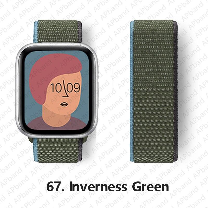 Nylon Band Voor Apple horlogeband 44mm 40mm 42mm 38mm 41mm 45mm 41 45 smartwatch polsband riem lus armband iWatch 3 4 5 se 6 7