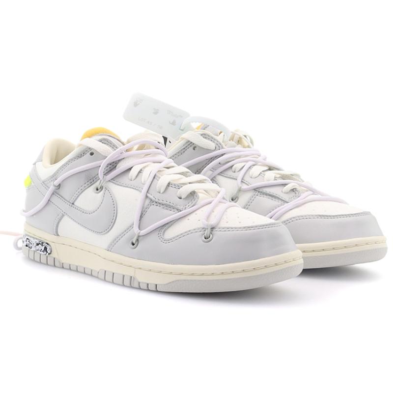Nike Dunk Low Off White Lot 49 Skate Shoes Sneakers DM1602-123