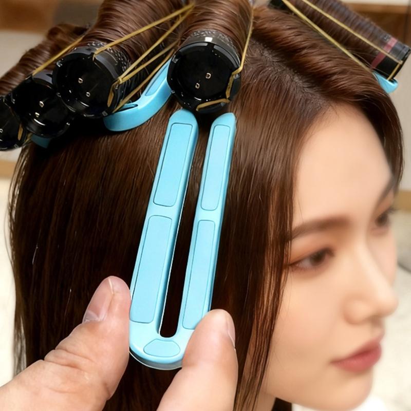 Slip proof Hair Styling Clips Heat Resistant for Curling Straightening Safe Easy Handling Hair Clamps 12PCS
