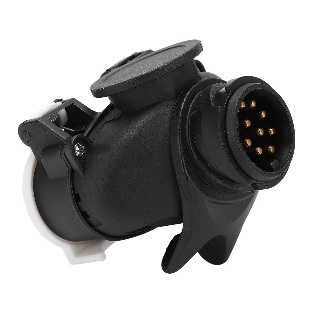 13 to 7 Pin Adapter N S Type Waterproof Plug Socket Converter for Trailer Truck 12V European