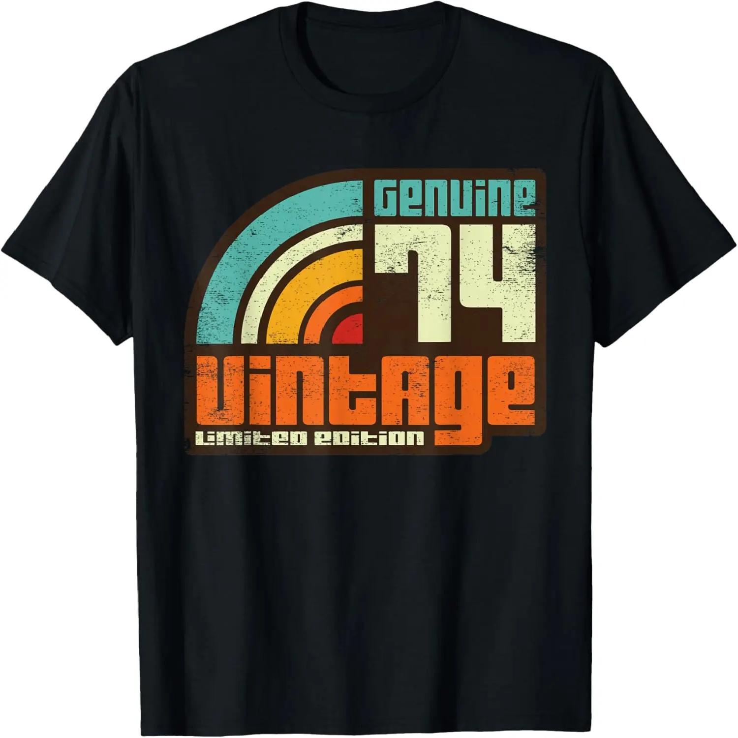 

Vintage 1974 Retro Sunset Graphic Born in 1974 Birthday Gift T-Shirt S чёрный