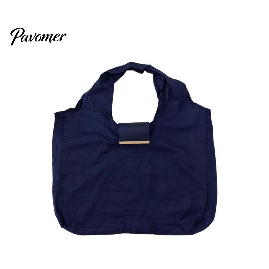 Foldable Travel Organizer Shoulder Bag for Women, Durable PU And Nylon Large Capacity Tote Handbag Bag, Lightweight Portable Shopping Daily Commuting
