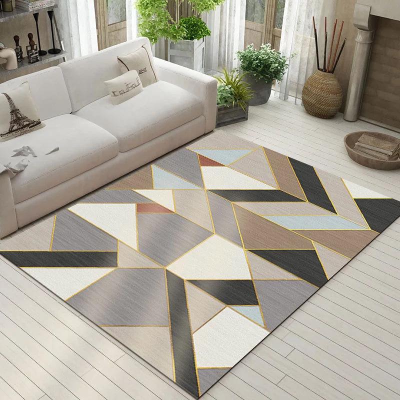Nordic Living Room Carpet Sofa Coffee Table Bedroom Bedside Carpet Entrance Door Mat