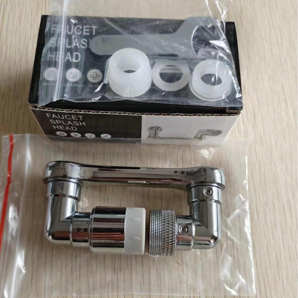 Universal 1080° Rotating Faucet Extender with Splash-Proof Aerator