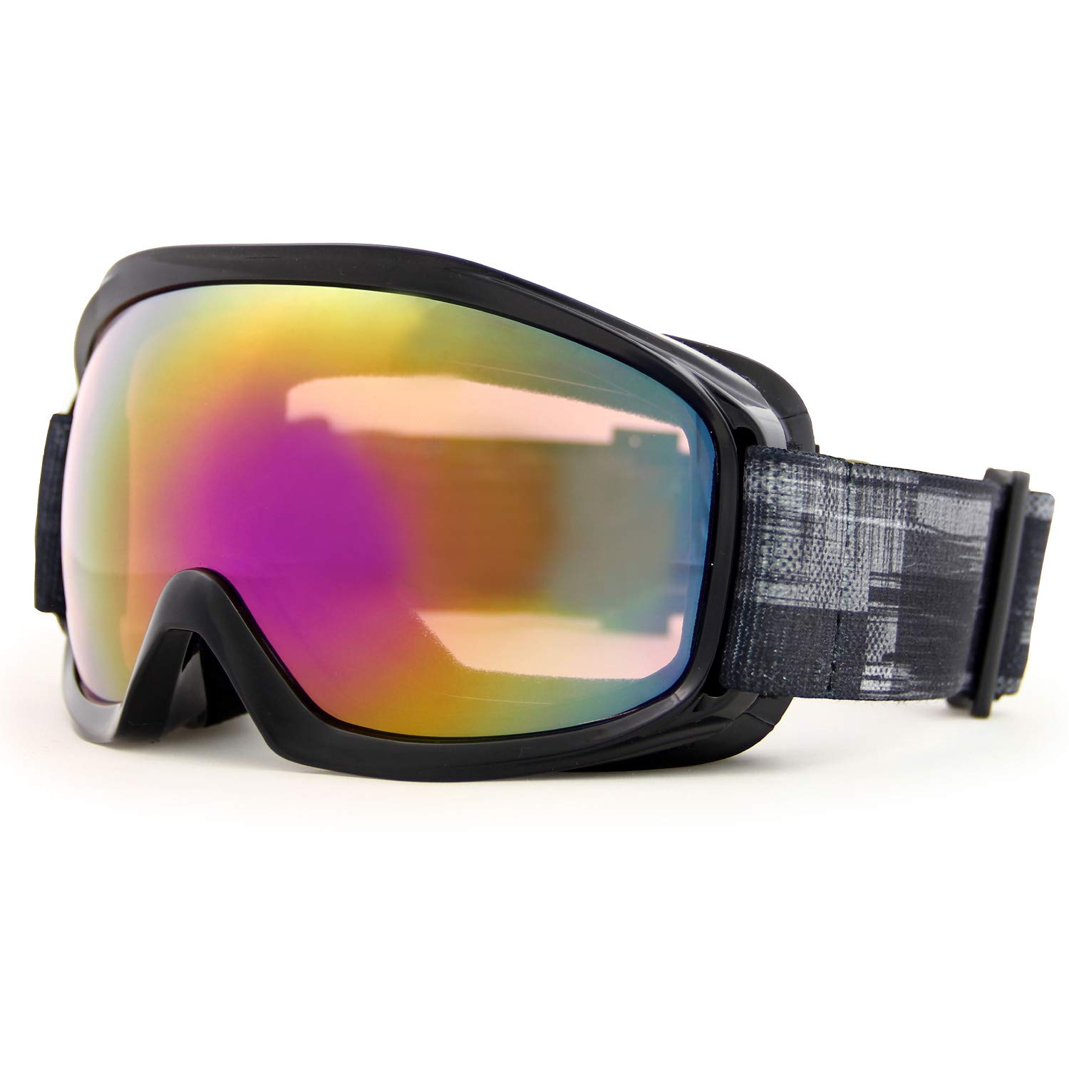 

VAXPOT Snowboarding and Skiing Goggles UV Spherical BLK Men s (Double Lens, Protection, Anti-Fog, Lens, All-Weather) VA-3615 чёрный