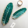 Nordic Ceramic Feather & Banana Leaf Plate