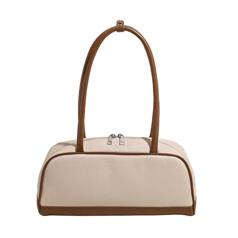 

Large Capacity Versatile Shoulder Bag Fashion Spring Literary Bowling Bag Casual Portable Underarm Bag хакі