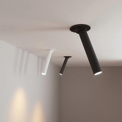 LED Dimbar Ljus Spotlampa Lång Tub Taklampa Takinfälld Vit/Svart Vinkel Roterbar för Kök Sovrum Bild TV