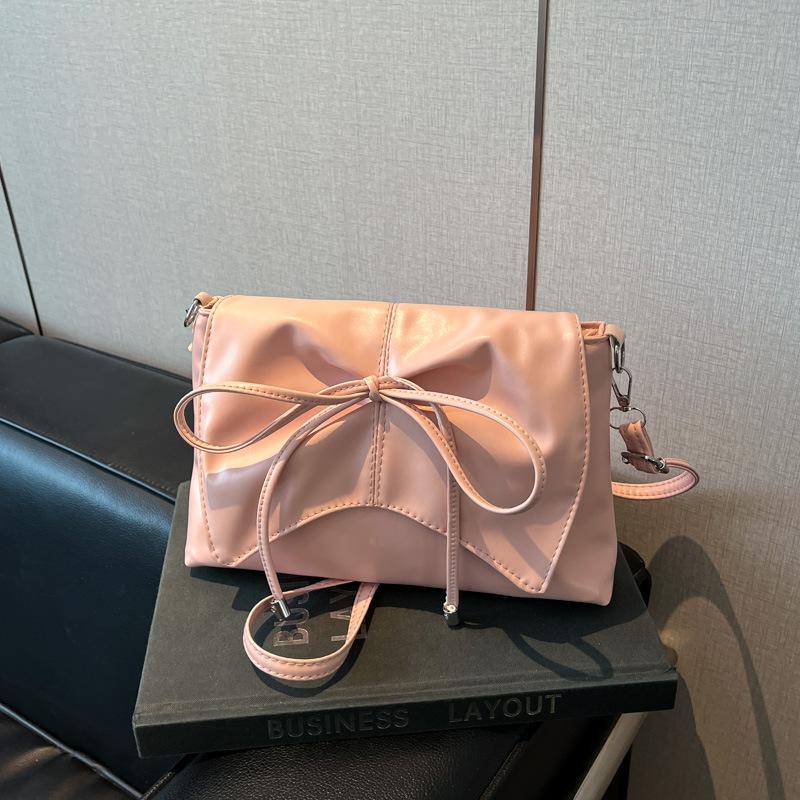 Bag Femininity Bow Small Square Bag New High Value Fashion Women's Bag Ins Trendy Fashion Shoulder Bag