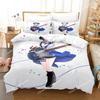 Anime Project SEKAI Hoshino Ichika  Bedding Set Boys Girls Twin Queen Size Duvet Cover Pillowcase Bed Kids Adult026