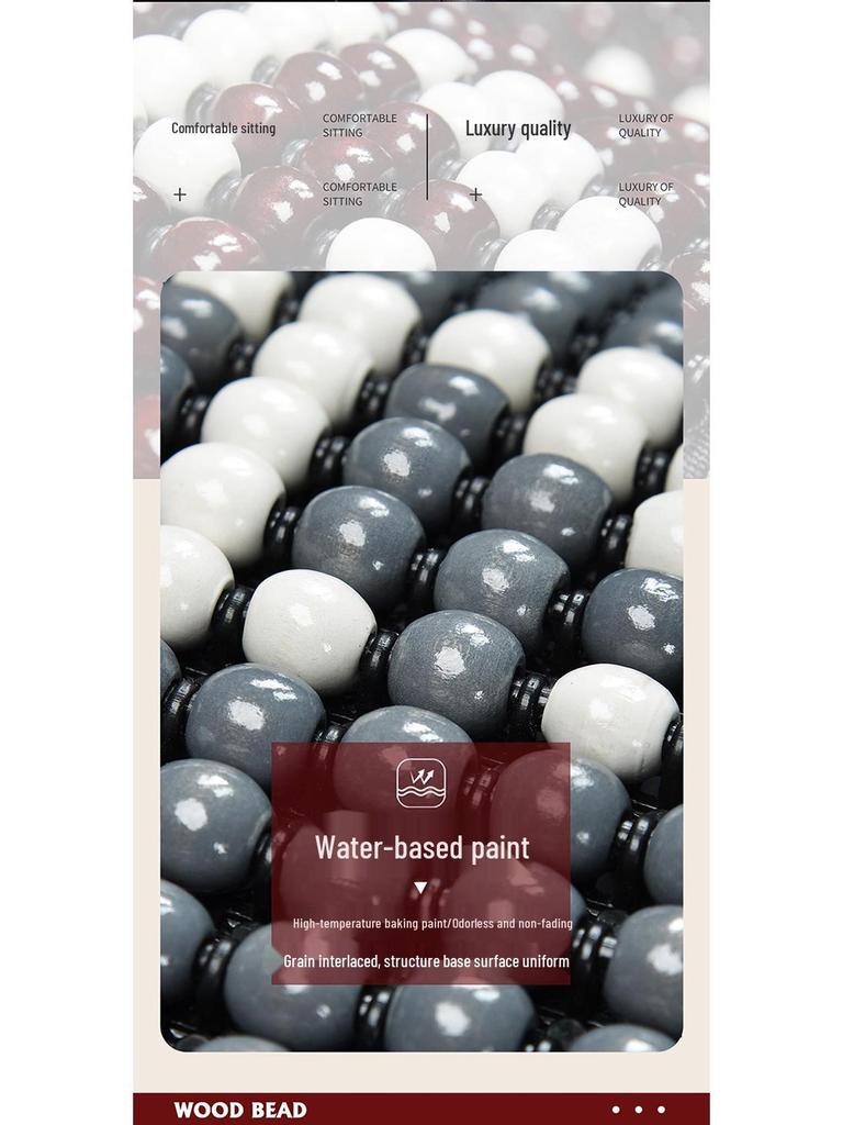 Sommer Bilseteputesett - Pustende, Ventilert, Design med treperler, 3 deler for komfortabel kjøring