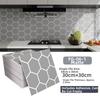 10PCS/Set 30x30CM Self Adhesive Wall Stickers Waterproof Peel And Stick Tile Backsplash
