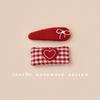 Children's Korean Plaid Bow Hair Clip - Damage-Free Accessory for Girls