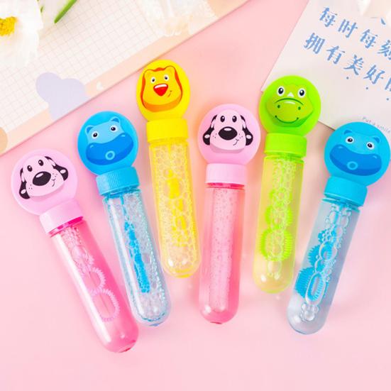 Easy To Hold Bubble Wand Adorable Durable Animal Print Stick