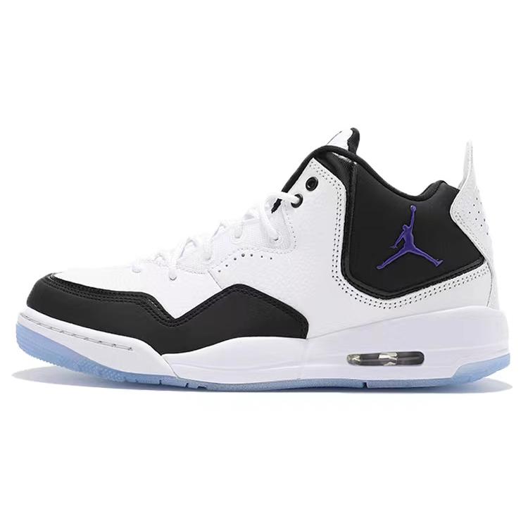 Jordan Courtside 23 Vintage Basketball Shoes Men's Mid top White/Black AR1000-104(Team10-)