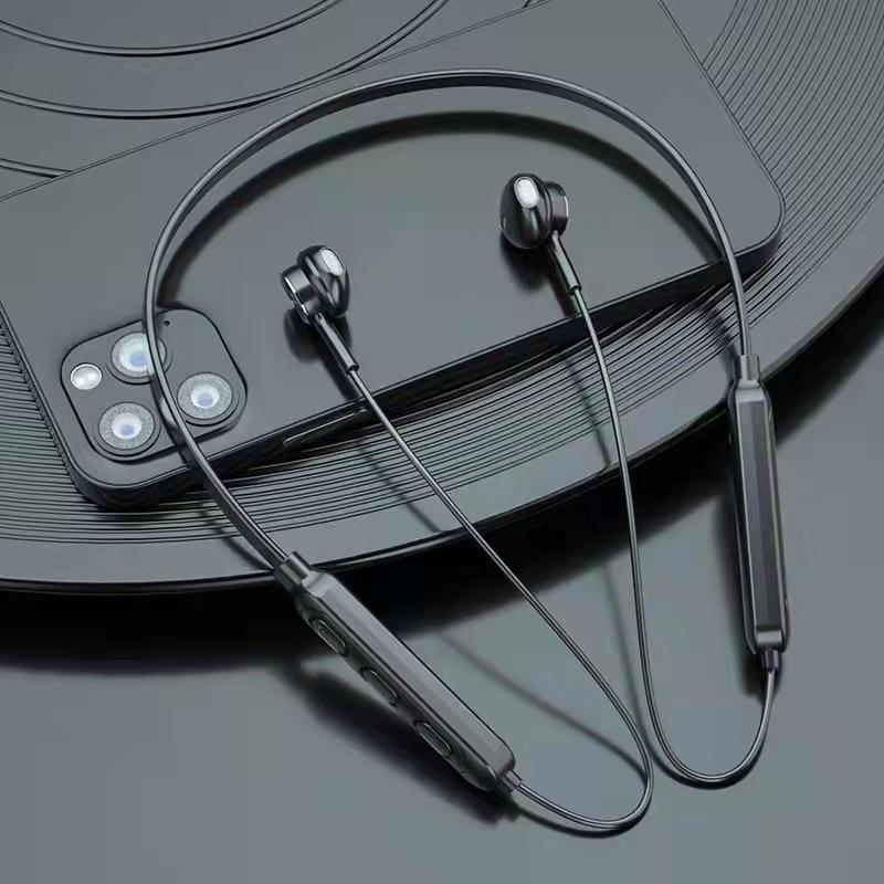 B6 Wireless Bluetooth-compatible 5.1 Earphones Binaural Hanging Neck Headset Universal Sport Earbuds