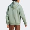 Adidas Einfarbiges Kapuzen-Pullover-Sweatshirt Herren-Oberteile Grün IA9346