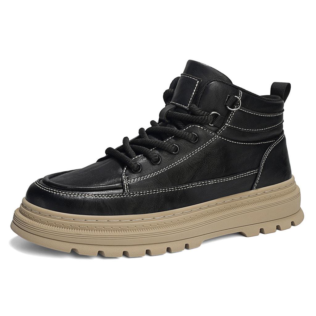 Autumn and winter high-top Martin boots new retro short boots British style outdoor wear-resistant shoes