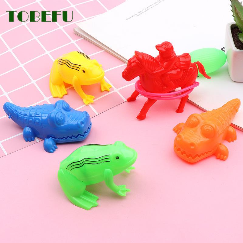 Nostalgic Toys Air Pressure Jumping Frog New Children'S Horse Wire-Controlled Airbag Blow Molding Will Jump Frog Animal Toy