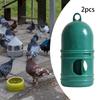 Bird Waterer Durable Automatic Pigeons Water Feeder Drinker with Handle Portable Water Container Easy to Clean