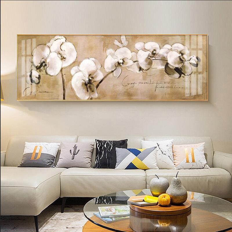 Abstract Colorful Flower Landscape Canvas Painting Posters and Prints Wall Art Pictures Bedroom Living Room Home Decor No Frame