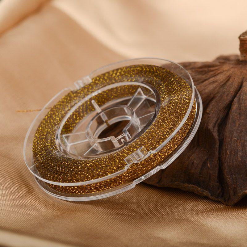 

0,1 мм Чрезвычайно тонкая золотая проволока для присыпки 1 нить Плетеная леска ручной работы Золотая нить Веревка Проволока магического цвета Ручная намотка Кольцо для обмотки Deep Gold-Sprinkling Gold