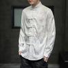 Herren Große Seiden Tang Anzug Jacke - Lockerer Schnitt, Chinesischer Stil, Stehkragen.