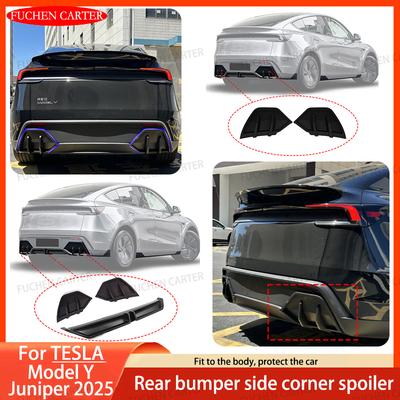 Difuzor Lateral Colț Bara Spate Lip Pentru Tesla Model Y Juniper 2025 Splittere Colț Inferior Spoiler Apărători Unghi Accesorii Wrap