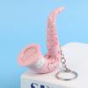 Keychain Pendant Mini Portable Musical Keychain Playable Vocal Sound Macaron Color Saxophone Shape Key Holder Stress-Relief Gift Accessories