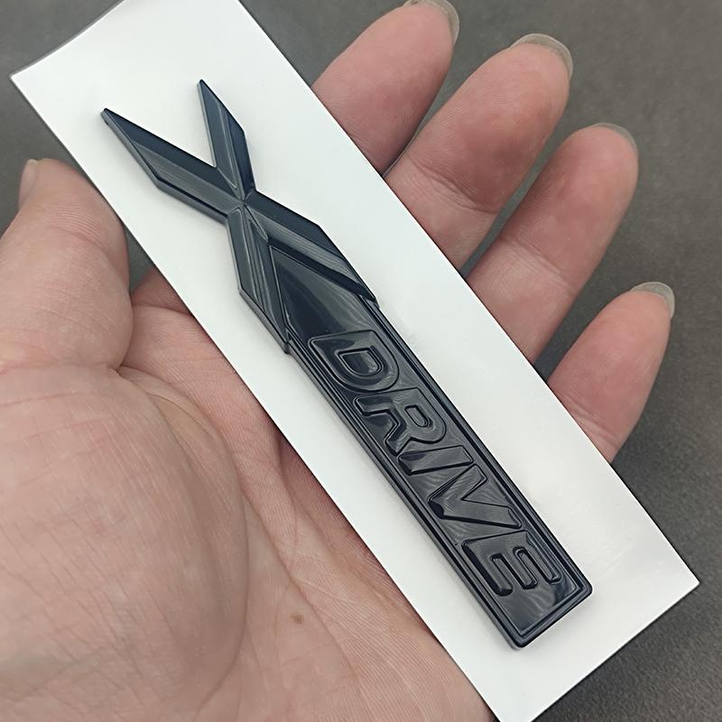 3D ABS X Drive Logo Xdrive Emblem Sticker Car Rear Trunk Badge For BMW E90 E39 E70 E84 E90 E60 E46 G20 G30 X1 X3 X5 Accessories