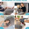 Back Support Wedge Pillow Ergonomic Inflatable Back Pillow  for Travel Camping Sleeping