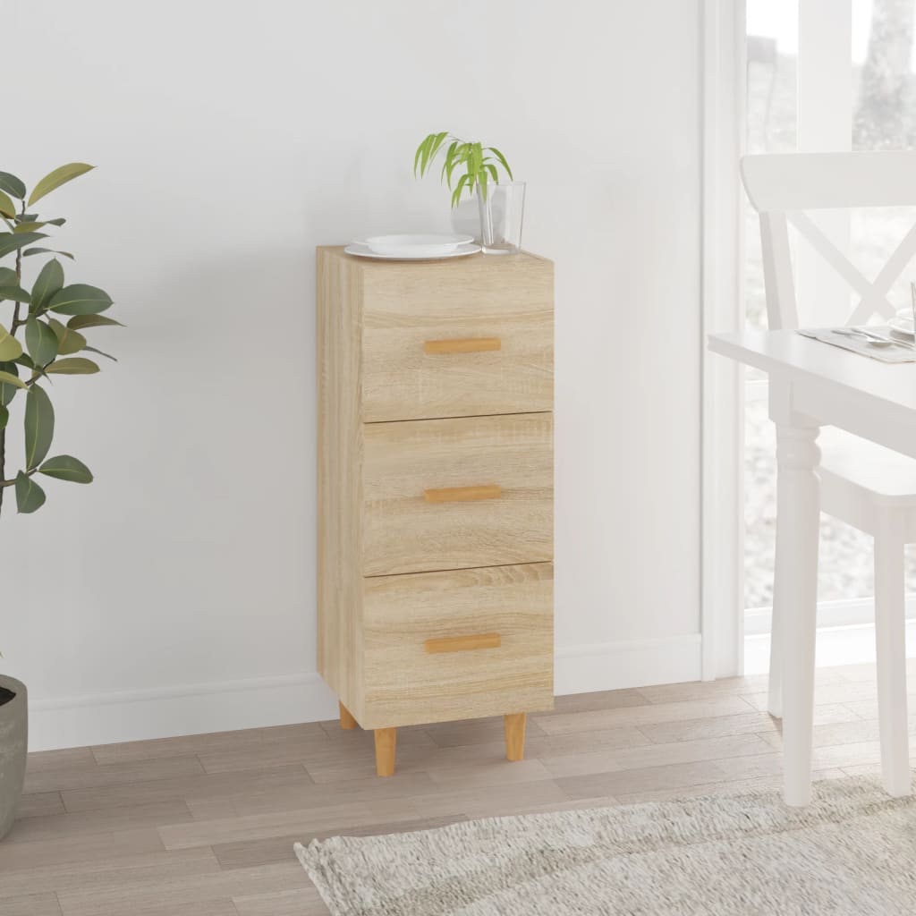 Sideboard Sonoma Oak 34.5 x 34 x 90 cm Engineered Wood