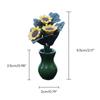 Auto Innendekoration Mini Sonnenblumen Vase Auto Center Konsole Rückspiegel Ornament Für SUV Zubehör Frau Geschenke