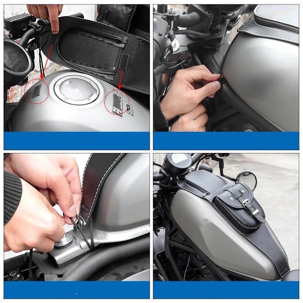 Wasserdichte Tasche passend für Honda REBLE CMX 300 500 2017-2021 Motorrad Werkzeugtasche Synthetisch