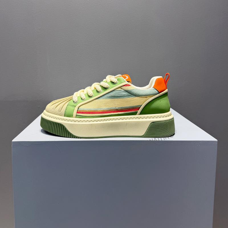 Shell Head Spring and Summer New Casual Platform Comfortable Low-top Board Shoes Cds