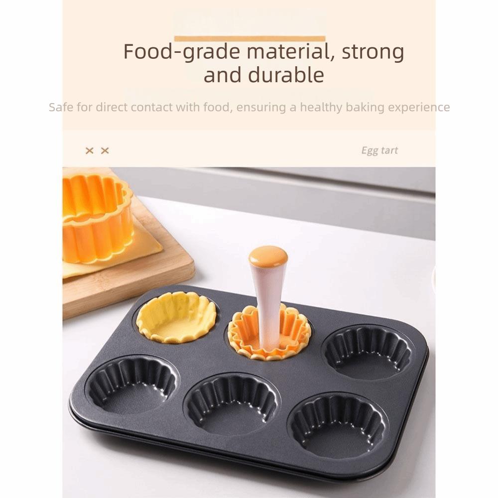 Dishwasher-Friendly Cupcake Press Mold Set Non-Stick Dessert Baking Molds  Home Use