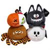 Cross-border New Spooky Halloween Pumpkin Bat Plush Dolls Ghost Spider Designs Super Soft Plush PP Cotton 11-30cm Height